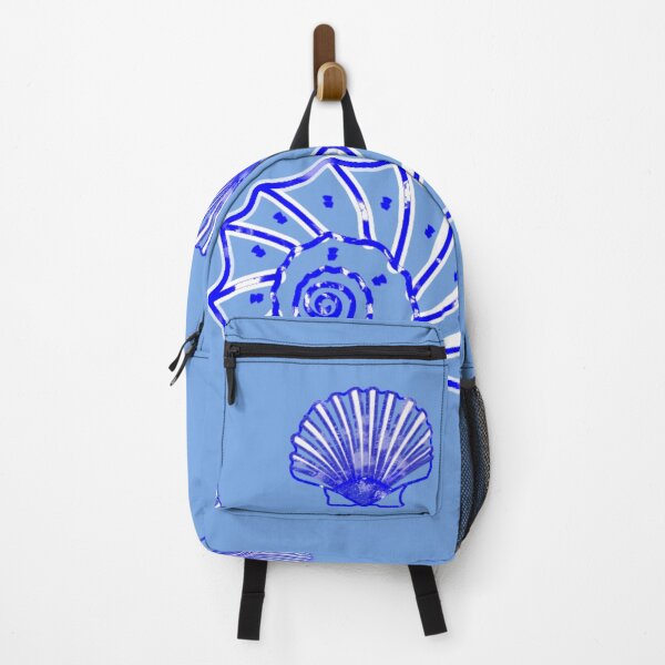 Item preview, Sea shells in blue color designed and sold by VeganGuitarizm.