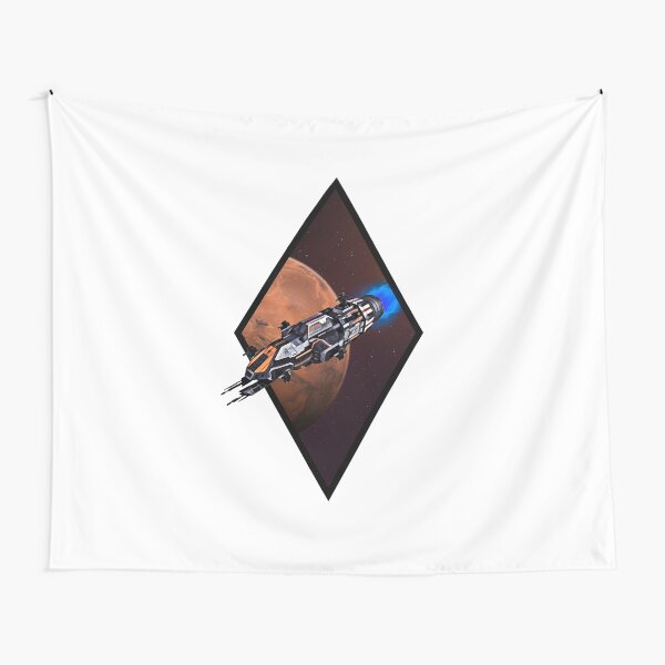 Item preview, Roci - Flying from Mars - White - Sci-Fi designed and sold by Fenay Designs.