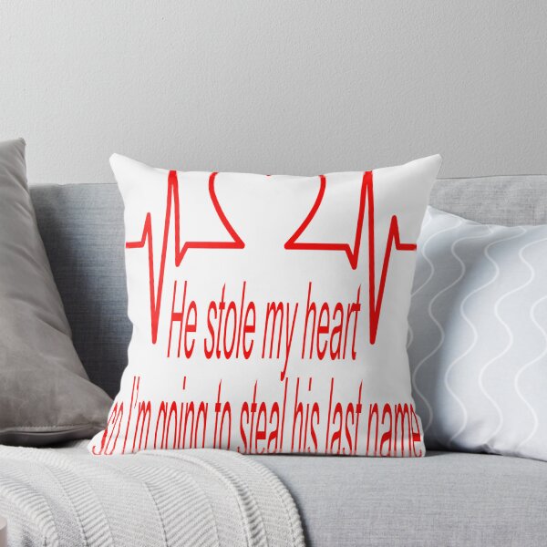 Item preview, '' HE STOLE MY HEART SO I'M GOING TO STEAL HIS LAST NAME '' prewedding t-shirt  designed and sold by Soudesign99.