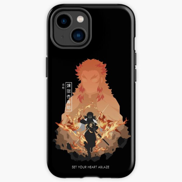 Herz in Flammen iPhone Robuste Hülle