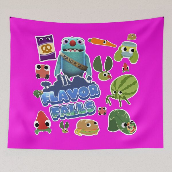 Item preview, BUGSNAX Flavor Falls Pattern Bugs Pack | Bugsnax Strabby Bookbag Schoolbag designed and sold by MrsLittleBear.