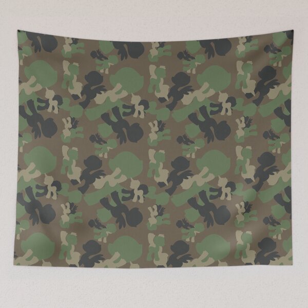 Item preview, Brony Military Woodland Camo designed and sold by samohtlion.