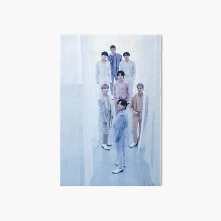 BTS OT7 We Are Bulletproof Watercolor Art Print K-pop Gift 