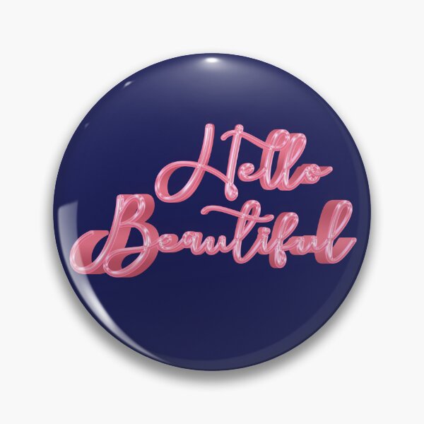 Item preview, Hello Beautiful 1 - Quote in Script Calligraphy Typography designed and sold by Cawaiico.