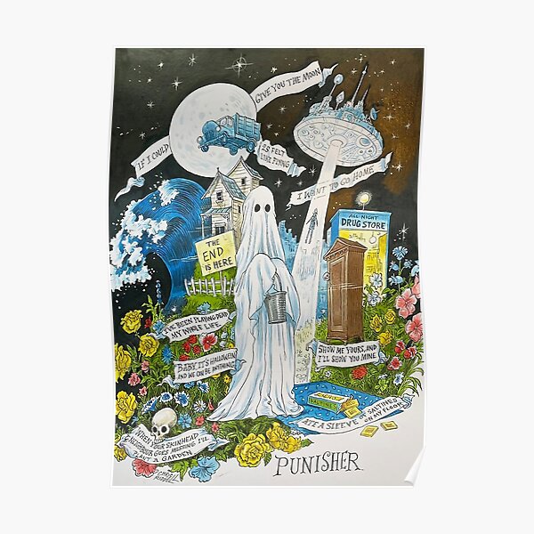 Phoebe Bridgers 2022 Tour-Punisher Poster