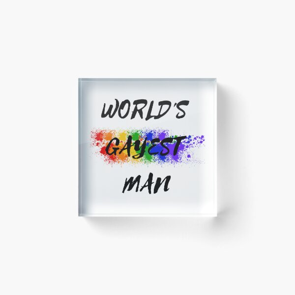 Item preview, World's Gayest Man designed and sold by LuckyKermit.