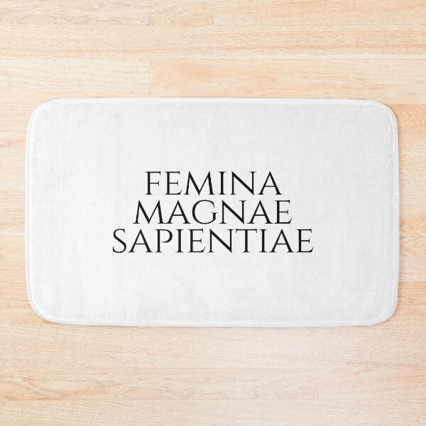 Item preview, Femina Magnae Sapientiae - A Woman Of Great Wisdom - Latin Phrases designed and sold by ElementJourney.