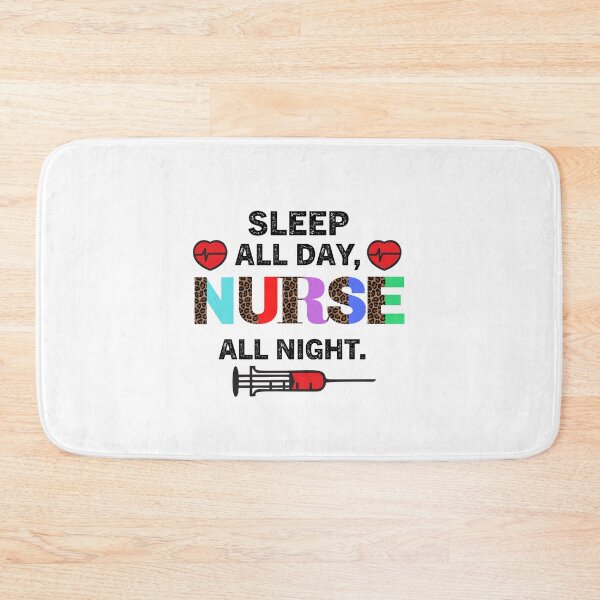 Item preview, sleep all day nurse all night designed and sold by Zakaria-4.
