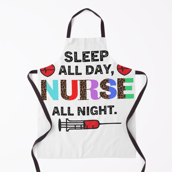 Item preview, sleep all day nurse all night designed and sold by Zakaria-4.