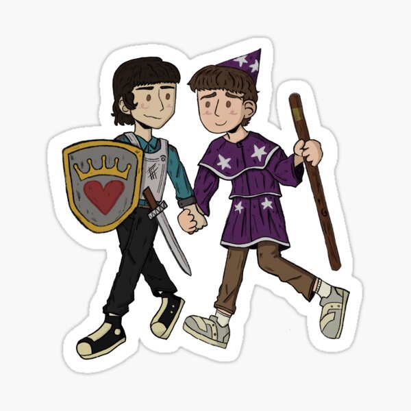 Item preview, Byler D&D Characters designed and sold by cannibalcookout.