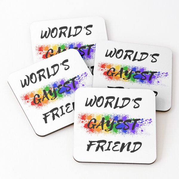 Item preview, World's Gayest Friend designed and sold by LuckyKermit.