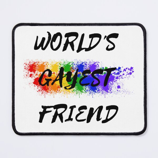 Item preview, World's Gayest Friend designed and sold by LuckyKermit.