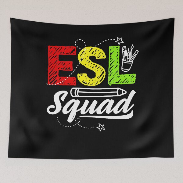 Item preview, ESL Teacher Linguist Multilingual Teaching ESL Squad designed and sold by ShopTheStyle.