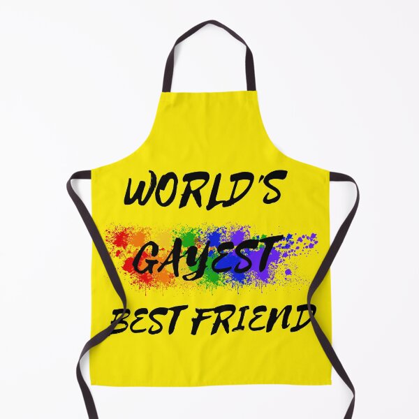Item preview, World's Gayest Best Friend The Gay Best Friend Joke In Yellow designed and sold by LuckyKermit.