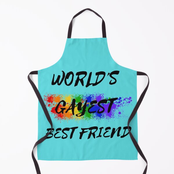 Item preview, World's Gayest Best Friend The Gay Best Friend Joke In Cyan designed and sold by LuckyKermit.