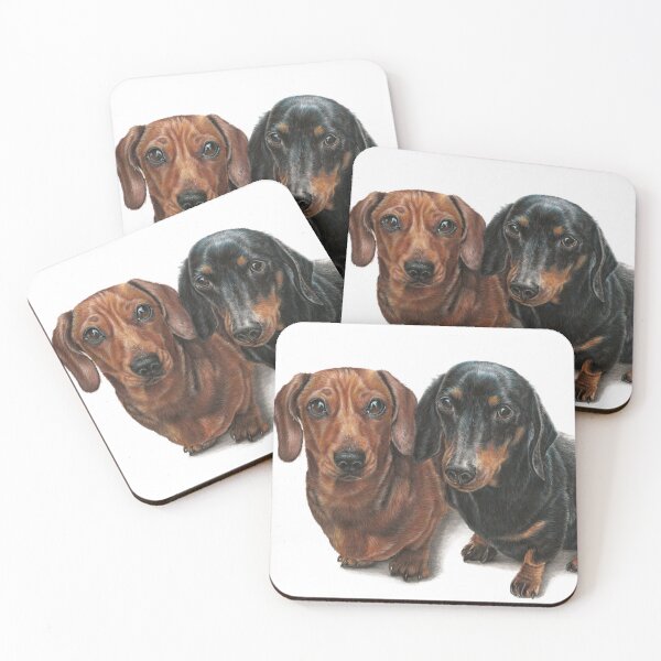 Item preview, Cute Dachshund Dogs designed and sold by SemaMartinArt.