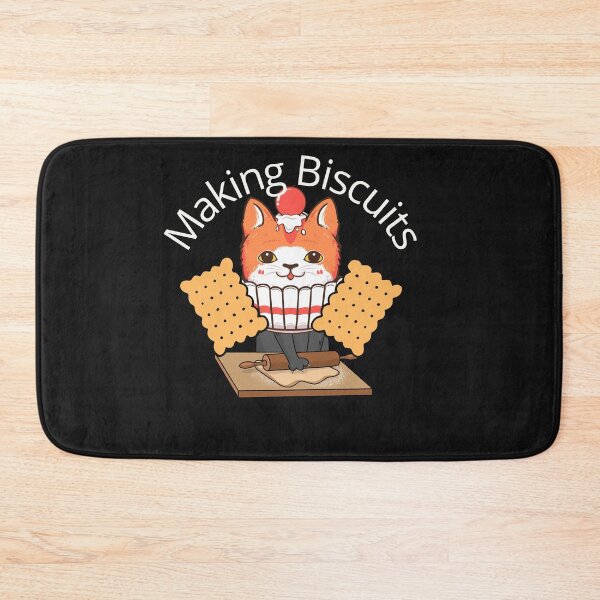 Item preview,  Cat making biscuits, funny kitty designed and sold by Sharon111.