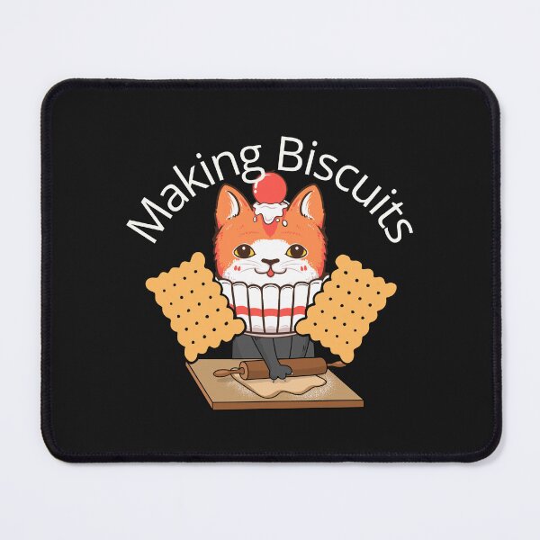 Item preview, Cat making biscuits, funny kitty designed and sold by Sharon111.