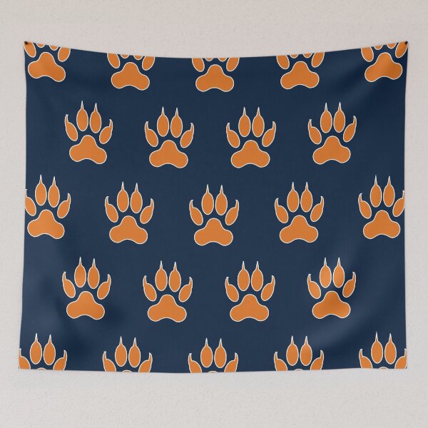 Item preview, Orange Tiger Paw designed and sold by HalamoDesigns.