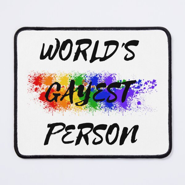 Item preview, World's Gayest Person designed and sold by LuckyKermit.