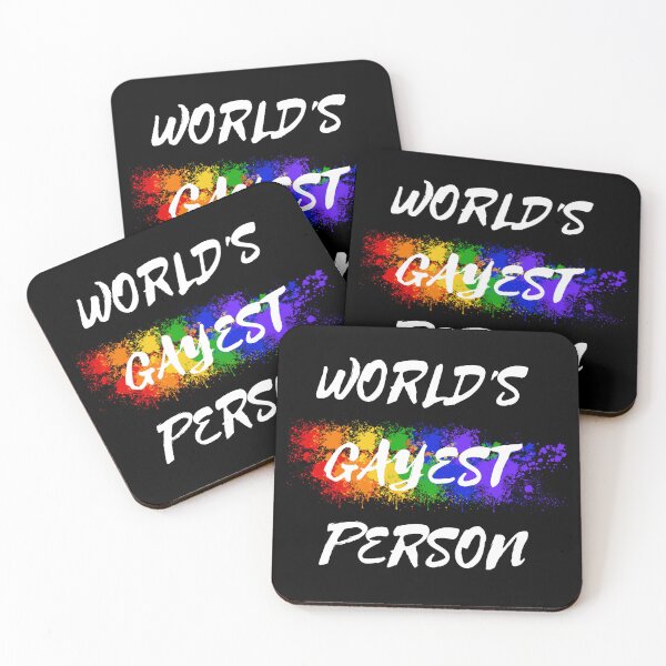 Item preview, World's Gayest Person Color Splash For Nonbinary Folks In Black designed and sold by LuckyKermit.