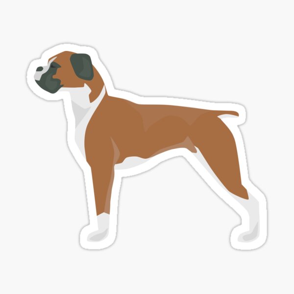 Boxer Dog Sticker