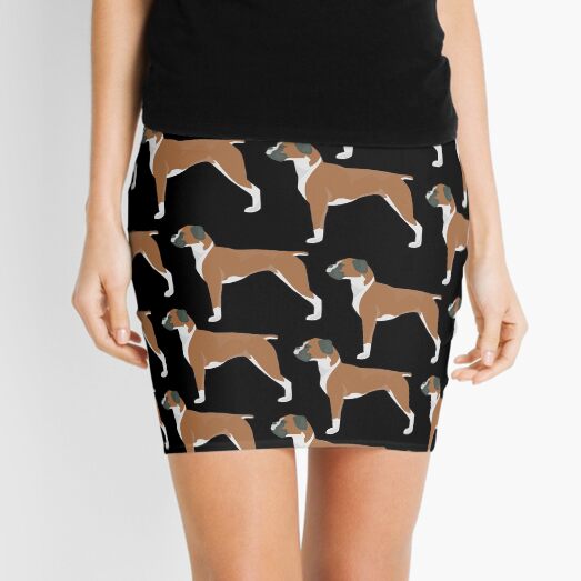 Boxer Dog Mini Skirt