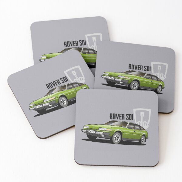 Item preview, Rover SD1 outline graphic Illustration - Green designed and sold by RJWautographics.