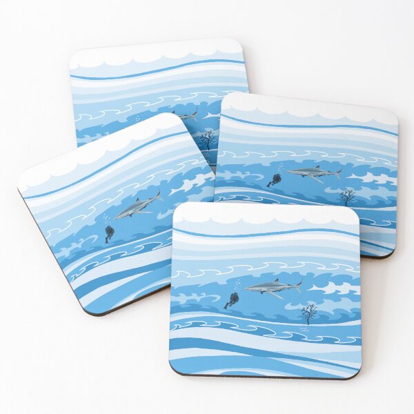Item preview, Big shark - abstract art designed and sold by Aurealis Creatief.