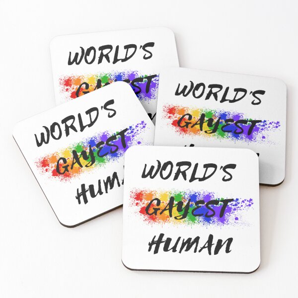 Item preview, World's Gayest Human designed and sold by LuckyKermit.