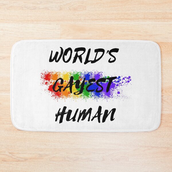 Item preview, World's Gayest Human designed and sold by LuckyKermit.