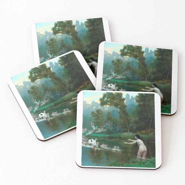 Item preview, Jean-Leon Gerome -Leda And The Swan ,Angels ,Fairies  designed and sold by TeeARTHY.