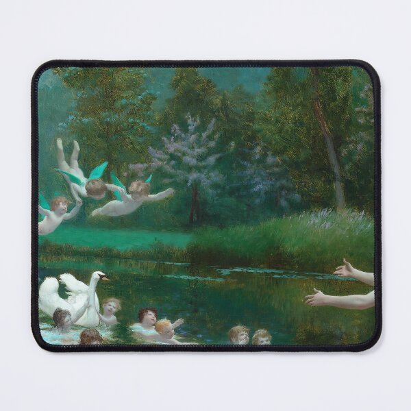 Item preview, Jean-Leon Gerome -Leda And The Swan ,Angels ,Fairies  designed and sold by TeeARTHY.
