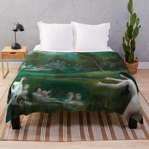 Item preview, Jean-Leon Gerome -Leda And The Swan ,Angels ,Fairies  designed and sold by TeeARTHY.