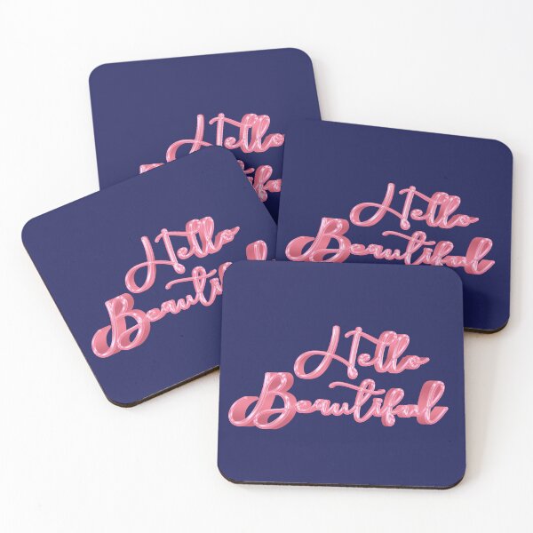 Item preview, Hello Beautiful 1 - Quote in Script Calligraphy Typography designed and sold by Cawaiico.