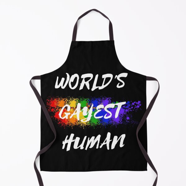 Item preview, World's Gayest Human Color Splash For Non-binary Folks In Black designed and sold by LuckyKermit.