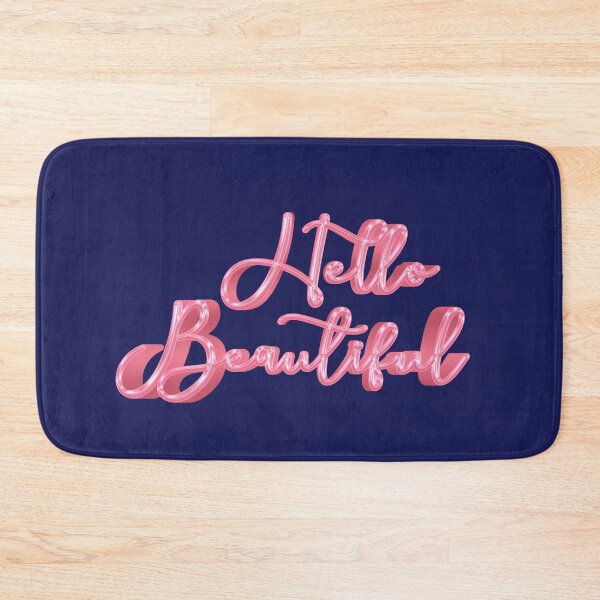 Item preview, Hello Beautiful 1 - Quote in Script Calligraphy Typography designed and sold by Cawaiico.
