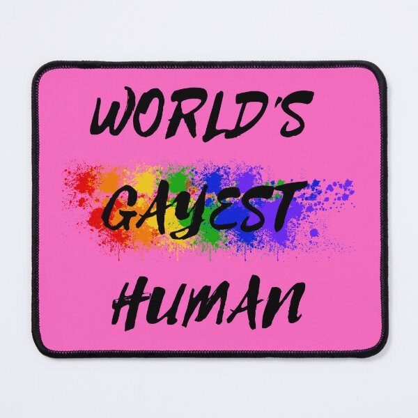 Item preview, World's Gayest Human Color Splash For Non-binary Folks In Pink designed and sold by LuckyKermit.
