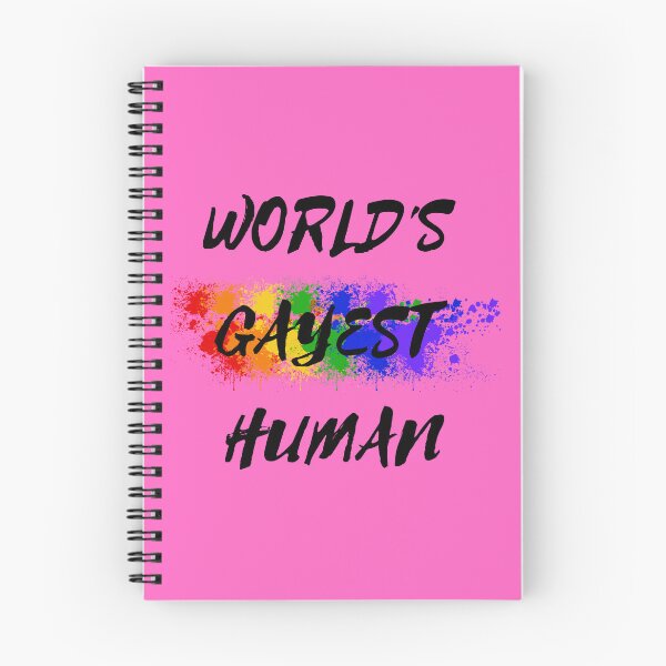 Item preview, World's Gayest Human Color Splash For Non-binary Folks In Pink designed and sold by LuckyKermit.