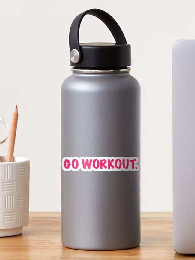 Thumbnail 1 of 3, Sticker, go workout designed and sold by MallsD.