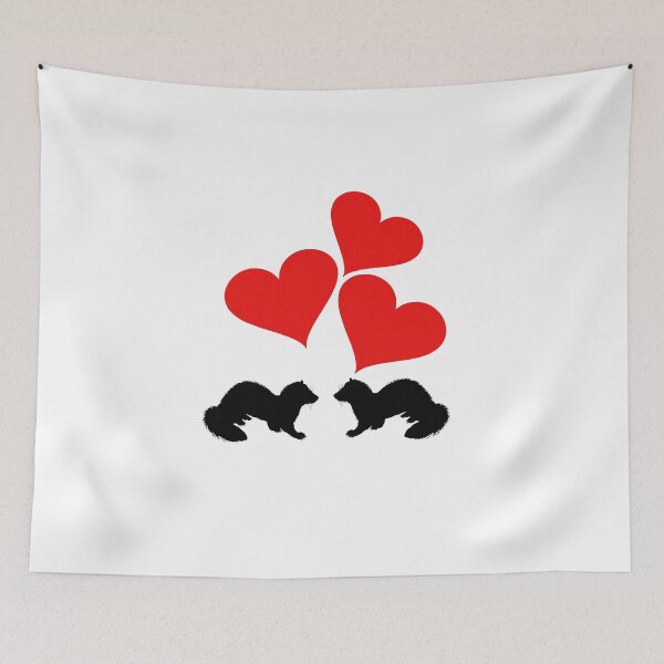 Item preview, Hearts & Ferrets designed and sold by DelirusFurittus.