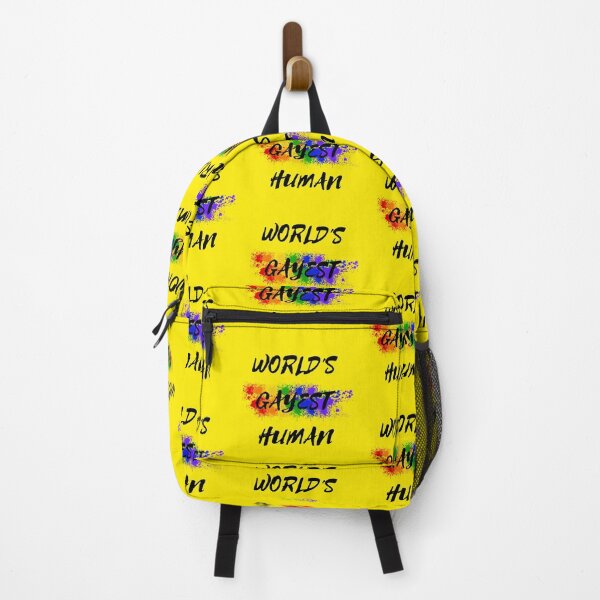 Item preview, World's Gayest Human Color Splash For Non-binary Folks In Yellow designed and sold by LuckyKermit.