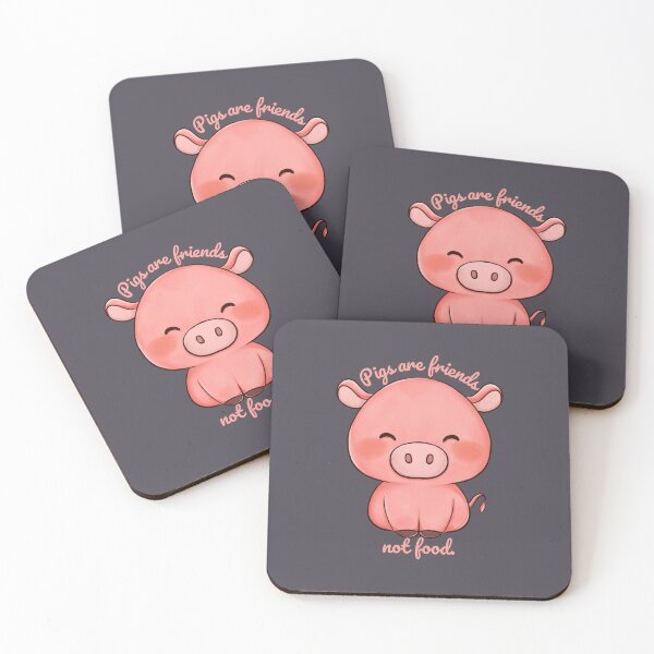 Item preview, Pigs are Friends not Food designed and sold by Lauraloris.