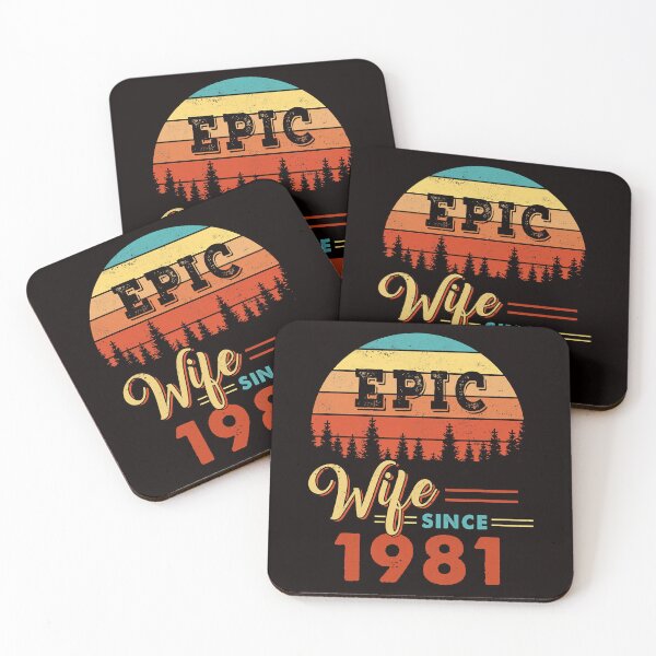 Item preview, Epic Wife Since 1981 - 41st Wedding Anniversary 41 Years   designed and sold by lhkmmo44.