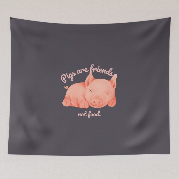 Item preview, Cute Pigs are Friends not Food designed and sold by Lauraloris.