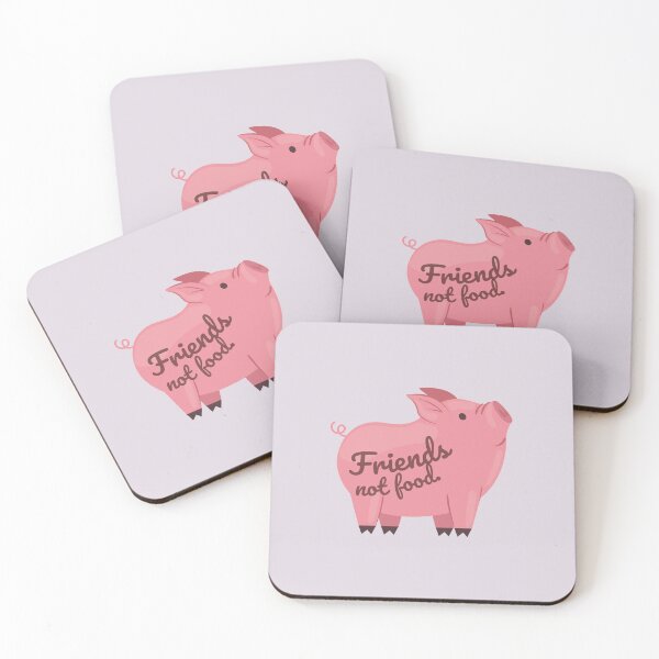 Item preview, Cute Pigs are Friends not Food designed and sold by Lauraloris.