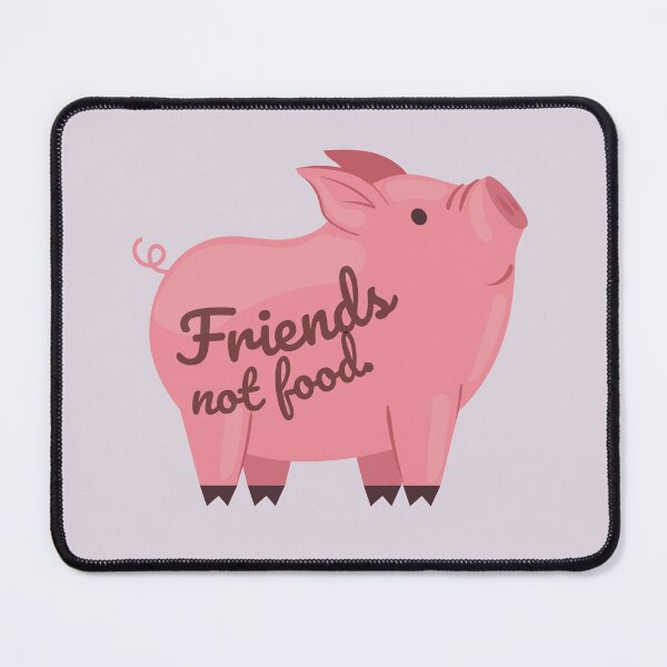 Item preview, Cute Pigs are Friends not Food designed and sold by Lauraloris.