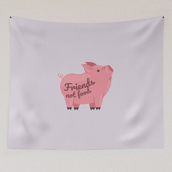 Item preview, Cute Pigs are Friends not Food designed and sold by Lauraloris.