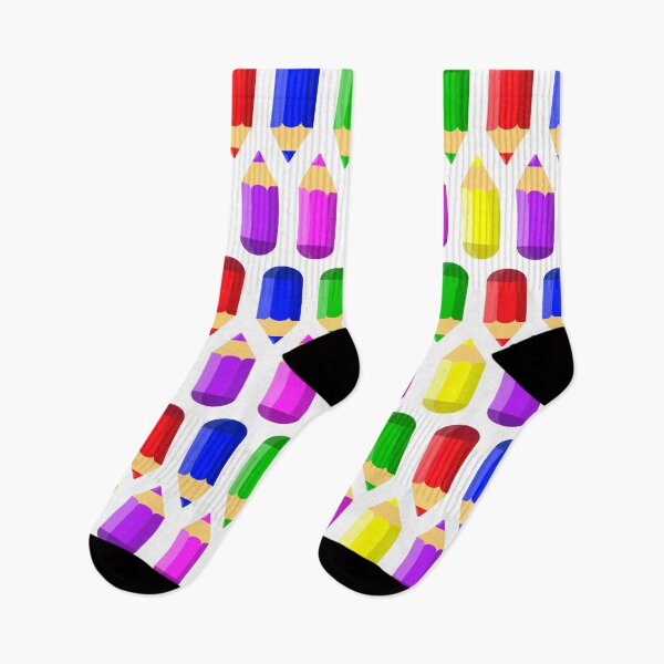 Item preview, Cute Colored Pencils Seamless Pattern designed and sold by dass-art.