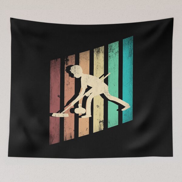 Item preview, Curling Player Silhouette Curling Sport  for a Curler designed and sold by ShopTheStyle.